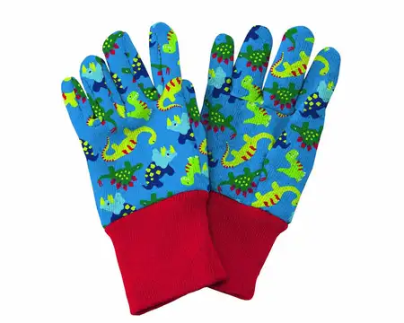 KS BLUE DINOSAUR GARDENING GLOVES