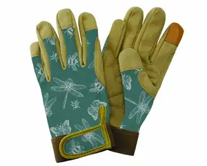 KS COMFORT GLOVES FLUTTER BUGS TEAL M