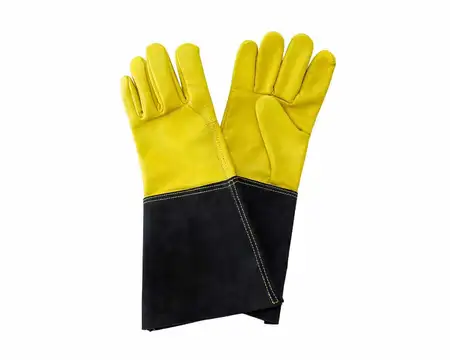 KS LUX LEATHER GAUNT GLOVES MENS L