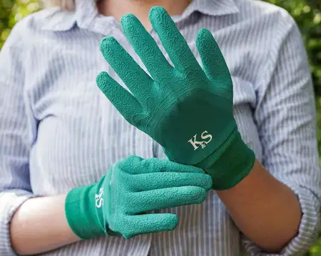 KS ULTIMATE ALL ROUND GLOVES GRN LRG
