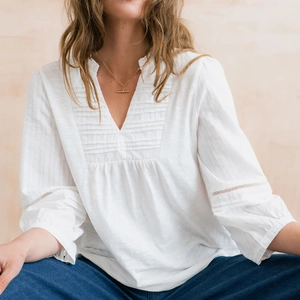 Marie Blouse in White