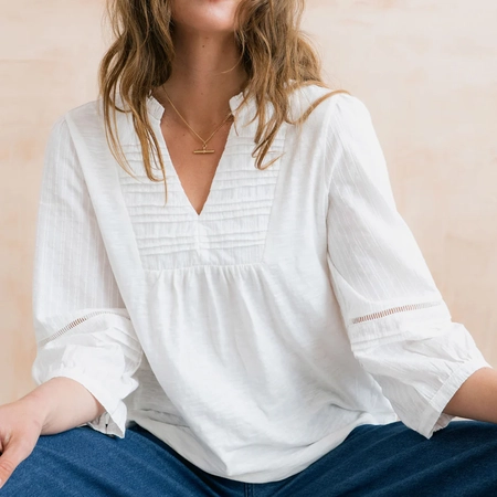 MARIE BLOUSE WHITE 12
