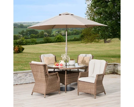 MONTPELLIER 4 SEAT DINING SET - image 1