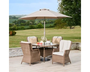 MONTPELLIER 4 SEAT DINING SET - image 1