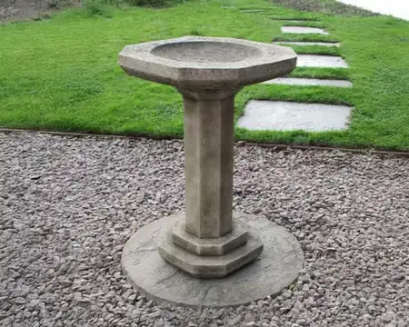 OLD STONE BIRD BATH