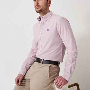 Oxford Stripe Crimsonwht L