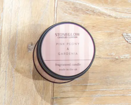 Pink Peony & Gardenia Tin Candle 135G - image 2