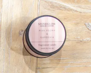 Pink Peony & Gardenia Tin Candle 135G - image 2