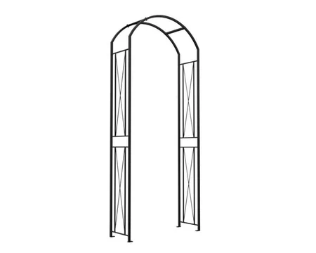 ROUND TOP GARDEN ARCH BLACK - image 2