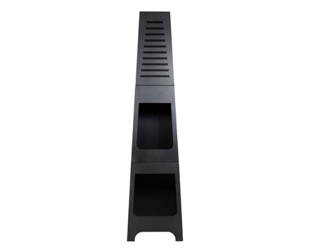 SKYLINE CHIMENEA BLK W/ LOGSTORE