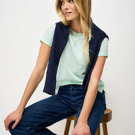 Slub T-Shirt Aqua 12