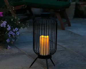 Solar Wire Lantern 39.5Cm - image 2