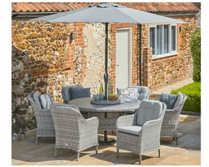 ST TROPEZ STONE DINING SUITE - image 1