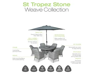 ST TROPEZ STONE RECLINER SET - image 5