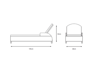 ST TROPEZ SUNLOUNGER SAND - image 4