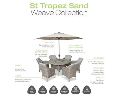 ST TROPEZ SUNLOUNGER SAND - image 5