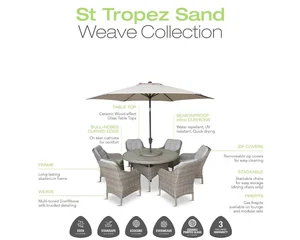 ST TROPEZ SUNLOUNGER SAND - image 5