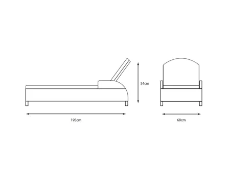 St Tropez Sunlounger Sand - image 9