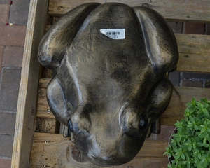 TOAD SITTING METAL ORNAMENT - image 2