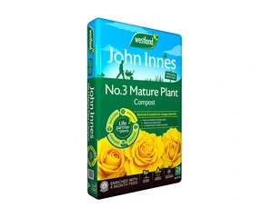 WESTLAND JOHN INNES PEAT FREE NO.3 MATURE PLANT COMPOST  28L - 2 FOR £12